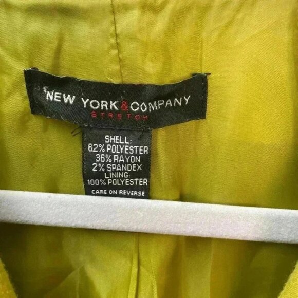 New York & Co  Green 3/4 sleeve blazer size Small work/casual - Picture 4 of 12